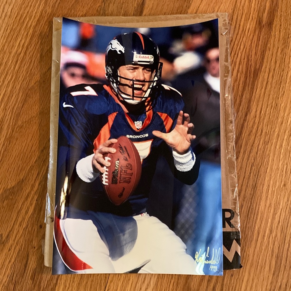 NEW professional game day 12x8 glossy photo of John Elway 1998 game